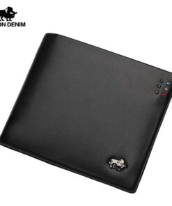 Bison Denim Business Casual Men’s Soft Cow Hide Leather Wallet
