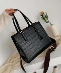 Chens Alligator Pattern Casual Ladies Tote Handbag