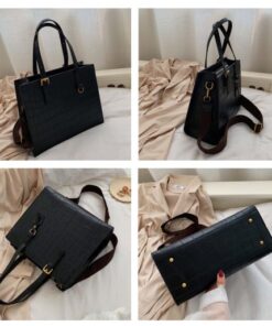 Alternative view of Chens Alligator Pattern Casual Ladies Tote Handbag