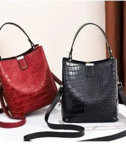 Alternative view of Premium Crocodile Pattern Pu Leather Ladies Sling Bag