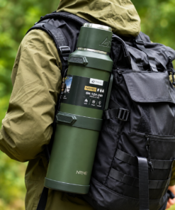 NRMEI Stainless Steel Insulated Outdoor Travel Thermos