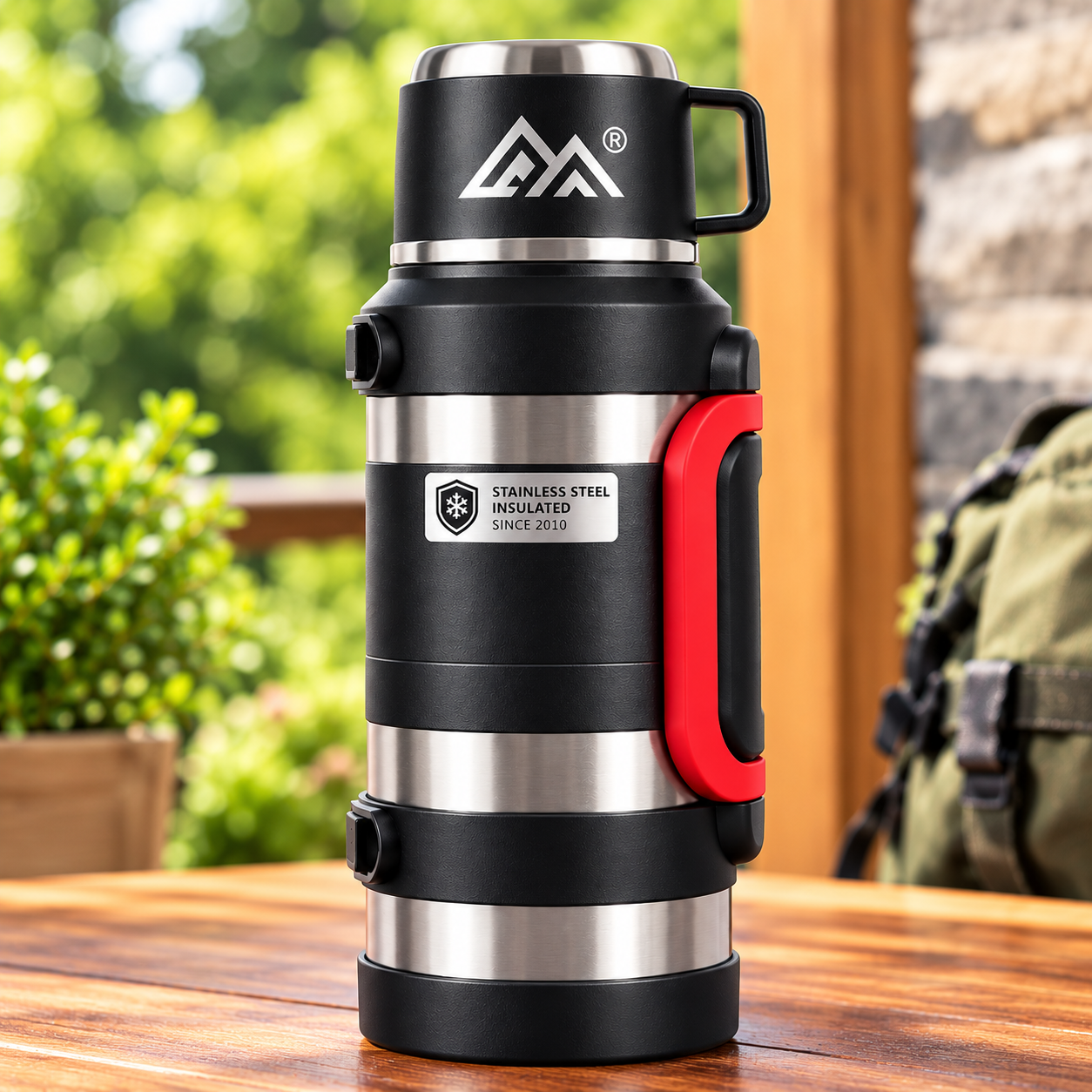 NRMEI Stainless Steel Insulated Outdoor Travel Thermos - Image 8