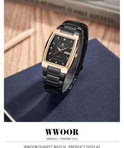 Luxury Unisex WWOOR Stainless Steel Wristwatch
