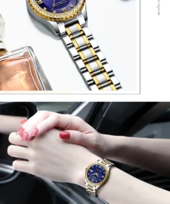 Alternative view of Luxurious Nibosi 1985 Series Ladies Waterproof Quartz Wristwatch