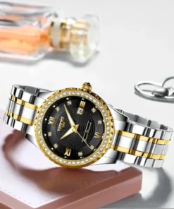 Luxurious Nibosi 1985 Series Ladies Waterproof Quartz Wristwatch