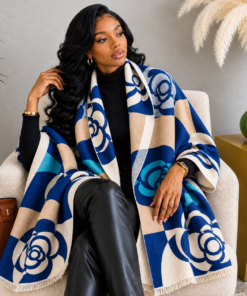 Versatile classy luxury cashmere thickened shawl
