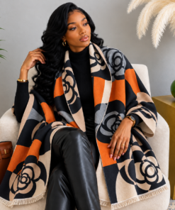 Alternative view of Versatile classy luxury cashmere thickened shawl