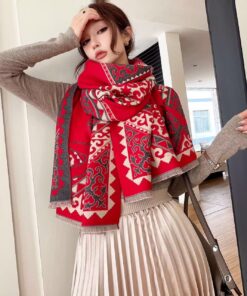 Alternative view of Versatile classy luxury cashmere thickened shawl