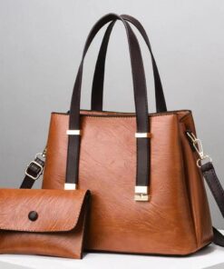 Alternative view of 2pc Maxine high quality women pu leather sling bag