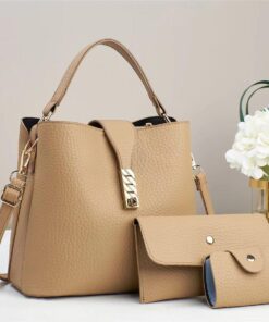 Premium 3pc bucket design women tote bag