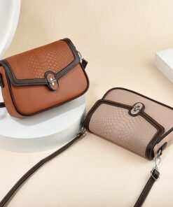 Fashion women's small square messenger sling bag