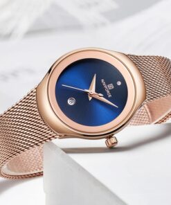 Premium Naviforce Nf5004 Waterproof Minimalistic Ladies Watch