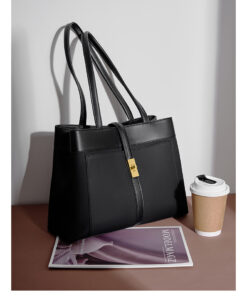 Vintage Nubuck pu leather commuter tote bag