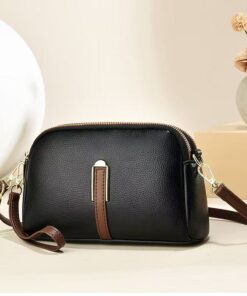 Real cowhide Leather simple design women's phone size wallet/clutch