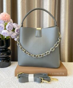 Alternative view of small with stylish chain new bucket design sling bag