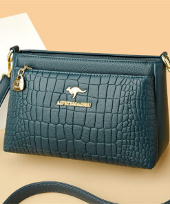 Classy designer crocod pattern ladies crossbody sling bag