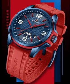 Alternative view of Premium casual sporty  Tpu rubber strap Naviforce watch