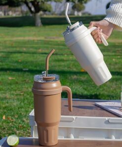 Alternative view of Nice time Sitarayuri portable 900ml thermal coffee mug