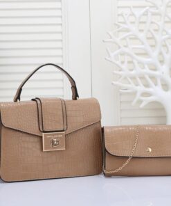 Premium Thaypi 2pc crocodile pattern women handbag