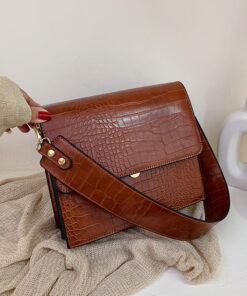 Alternative view of Vintage stone patent luxury crossybody ladies sling bag