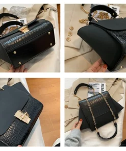 Alternative view of 2024 New vintage frosted small retro chain sling bag