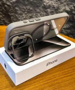 Premium clear view Magsafe shock proof metal lens protector stand case for iphone 11-16 pro max series