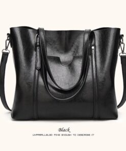 Alternative view of ACELURE Premium Luxury oil Wax Leather Handbag
