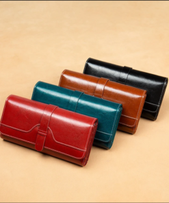 Premium luxury RFID Anti-theft Long Ladies Wallet and Card Holder