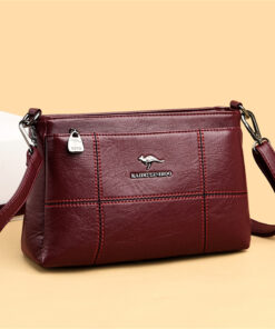 Three layer pocket luxury designer ladies slingbag