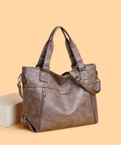 Alternative view of Bailotao large capacity ladies pu leather handbag