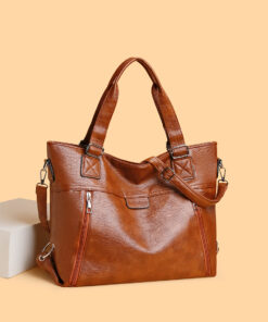 Bailotao large capacity ladies pu leather handbag