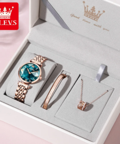 Alternative view of Premium OLEVS Luxury Ladies Watch Necklace and Bracelet Gift Set