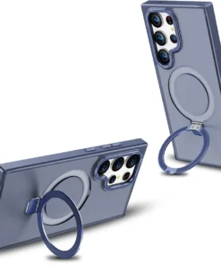 Alternative view of Premium Adannu Magsafe shock proof metal lens protector stand case for Galaxy S23 Ultra, 24 Ultra and S25 Ultra Series