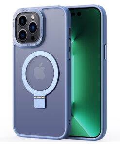 Alternative view of Premium Adannu Magsafe shock proof metal lens protector stand case for Iphone 12 Pro Max-16 Pro Max Series