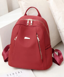 Trendy waterproof oxford cloth ladies simple backpack