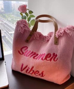 Alternative view of Simple summer vibes ladies tote bag