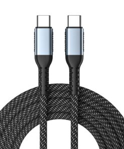 Alternative view of WIWU Cyclone USB-C to USB-C PD  100W fast charge and 480Mbps data cable for type-c phones and laptops