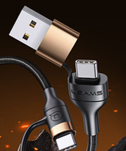 Alternative view of Premium Usams 60W PD Fast Charging 4 in 1 Cable