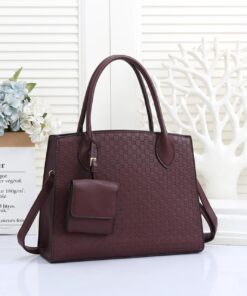 Alternative view of Classy Emboss design medium capacity ladies handbag