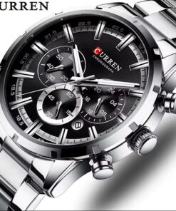 Alternative view of CURREN 8355 Men's Stainless Steel Strap Relogio Luxury Wrist Watch