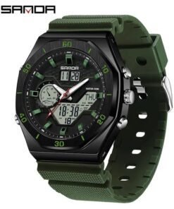 Alternative view of SANDA 6209 TPU Strap Men's Waterproof Outdoor Sports Watch