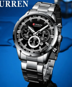 CURREN 8355 Men's Stainless Steel Strap Relogio Luxury Wrist Watch