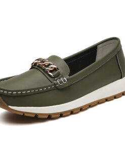 Alternative view of New ladies 2025 OZERSK comfortable leather loafer sneaker shoes