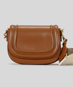 Classy small size two strap moon ladies sling bag