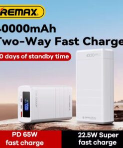 Alternative view of Premium 65W Remax 40000mah Fast Charging Laptop/Phone powerbank