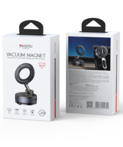 Alternative view of Yesido C228 360 Rotation Foldable Clamp Arm Magnetic Vacuum Suction Cup Car Phone Holder