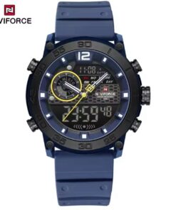 Casual Naviforce men's Lightweight dual time display sports wristwatch