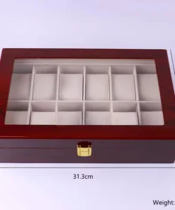 Alternative view of Classy Premium luxury 12pc Wooden Watch organizer