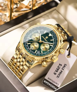 Classy POEDAGAR 960 Luxury Chronograph Stainless Steel Men's Watch