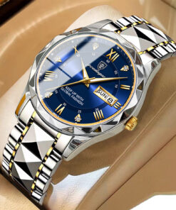 POEDAGAR 615 Premium Luxury Men's Quartz Analog Men's Watch